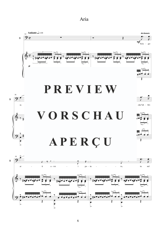 Produktgalerie: Seite 7 von 11 'Sciagurata hai tu creduto' Solo Bass - Choir SA, , Gemischter Chor SAB und Klavier
