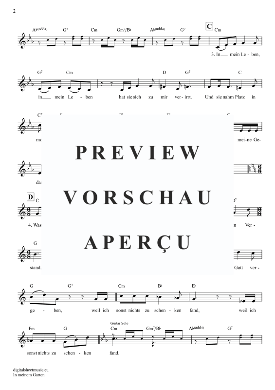 Product gallery: Page 3 of 9 In Meinem Garten, Mey, Reinhard, Keyboard