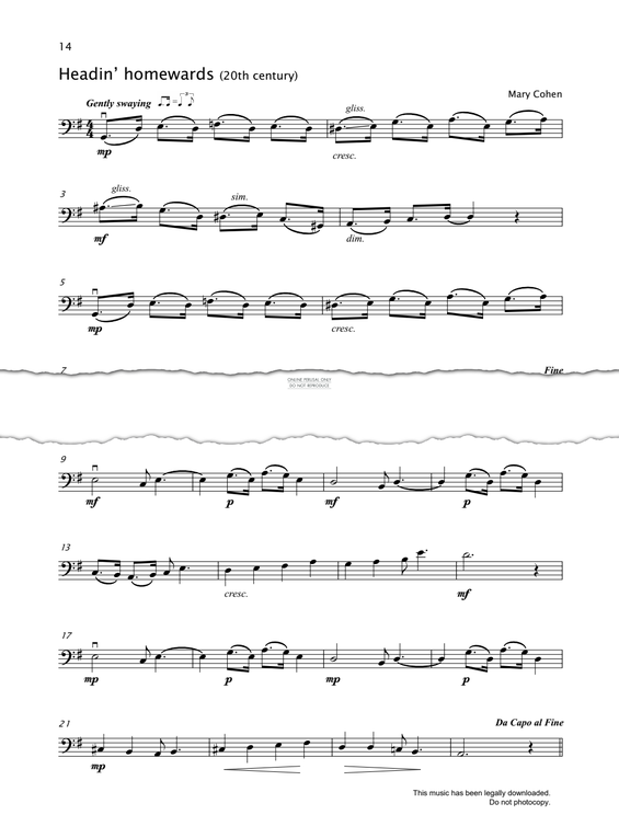 Produktgalerie: Seite 1 von 1 Headin' Homewards, Mary Cohen, Violoncello