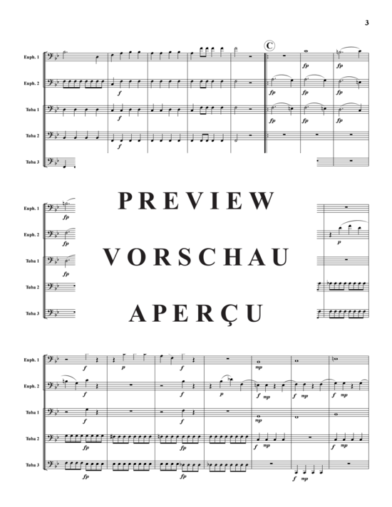 gallery: Hochzeit des Figaro – Ouvertüre , , (Tuba-Ensemble: Bariton/Pos+Tuba)