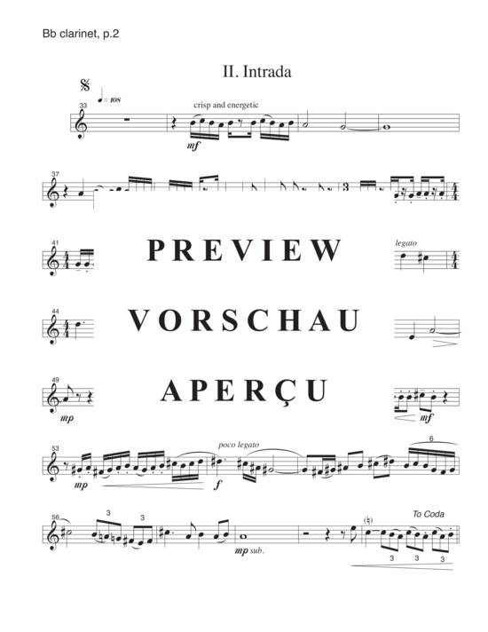 Produktgalerie: Seite 21 von 21 Prelude and Intrada , , (Flöte, Oboe, Klarinette und Fagott)
