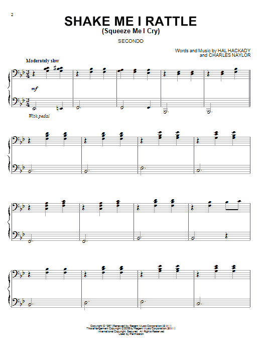 Product gallery: Page 1 of 1 Shake Me I Rattle (Squeeze Me I Cry), Marion Worth
