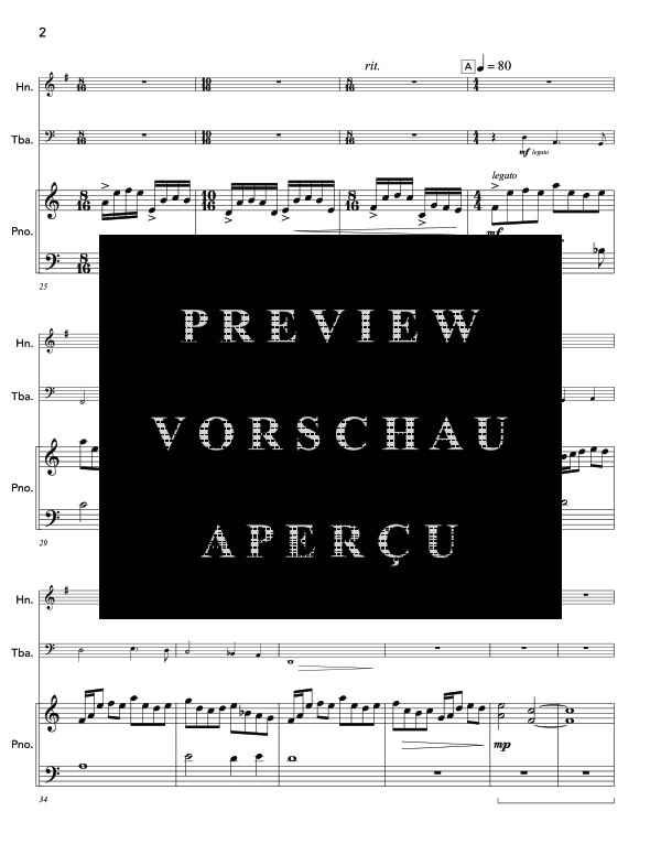 Produktgalerie: Seite 6 von 11 Faraway Nearby, , (Trio Horn in F, Tuba und Klavier)
