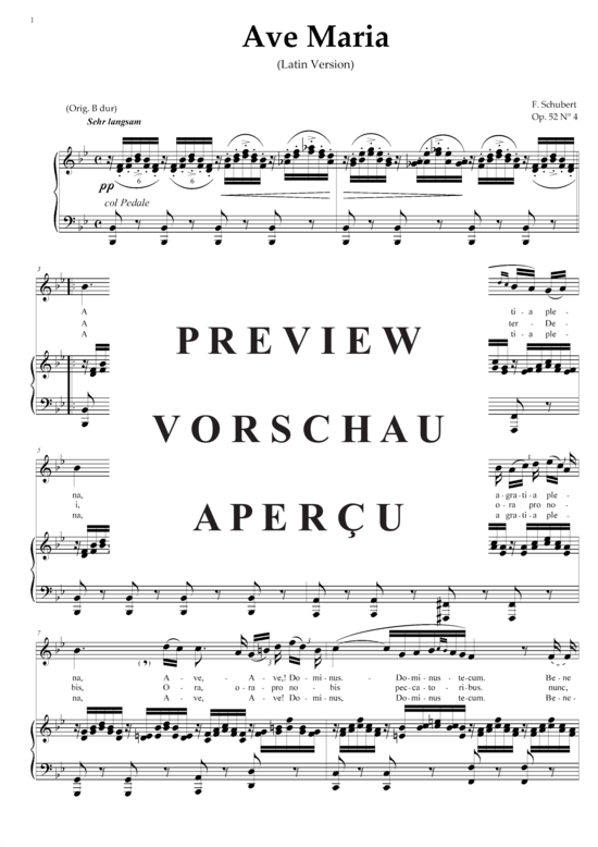 Product gallery: Page 2 of 3 Ave Maria D.839, , High Voice and Piano