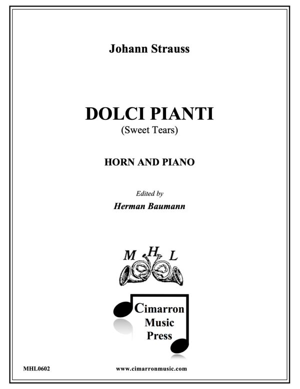 cover: Dolci Pianti (Sweet Tears), , Horn and Organ