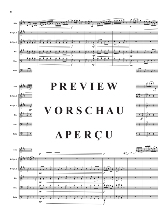 Product gallery: Page 11 of 21 Finale aus Violin-Konzert , , (Clarinet/Marimba + Brass Quintet)