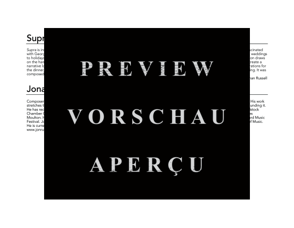 Produktgalerie: Seite 4 von 11 Supra, , (Klarinettenchor)
