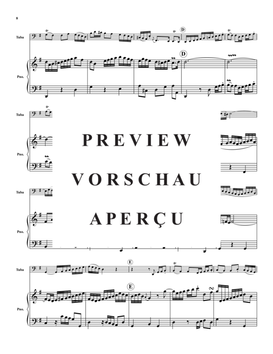 Product gallery: Page 9 of 21 Drei Sonatas BWV 1027,1028, 1029 , , (tuba + piano)