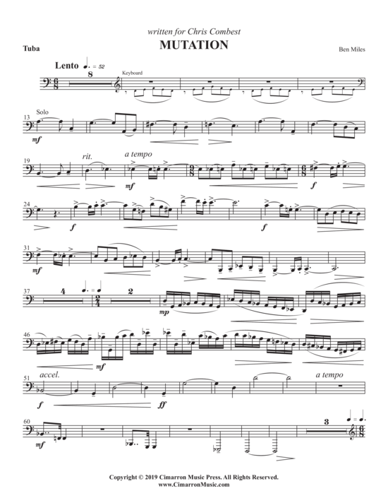 Product picture to: Mutation Ben Miles