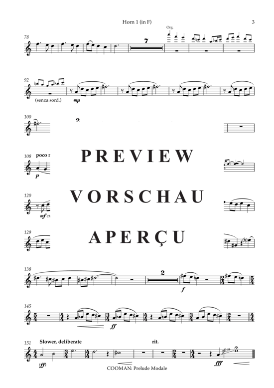 Product gallery: Page 14 of 17 Prelude Modale , , (Trio for two horns + organ)