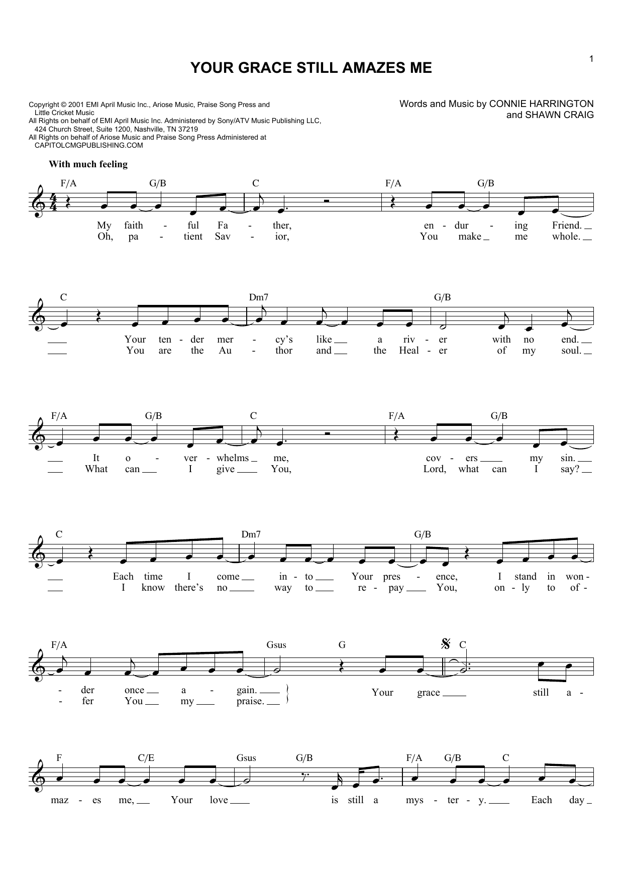 Produktbild zu: Your Grace Still Amazes Me