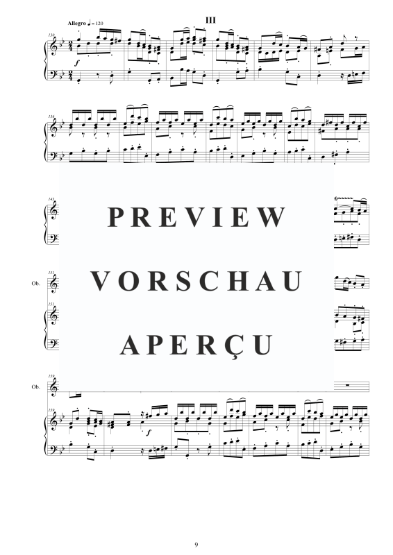 Product gallery: Page 10 of 11 Oboe Concerto No.8 in G-Moll Op.9, , Flute and Harpsichord/Piano
