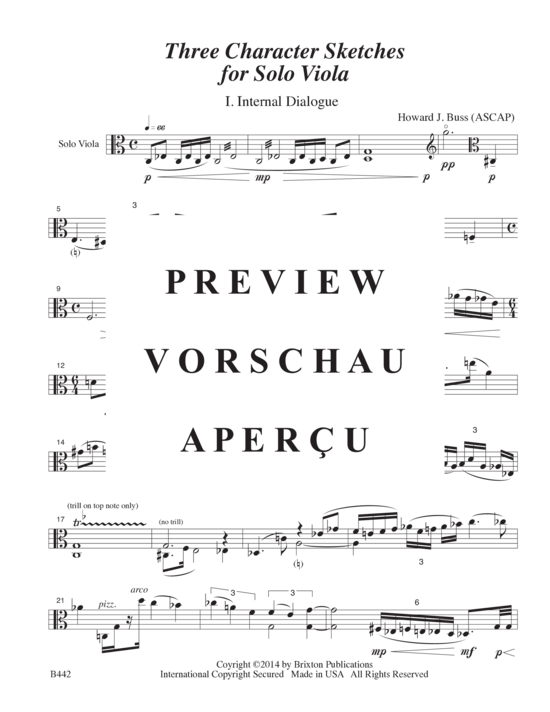 gallery: Three Character Sketches , , (Bratsche Solo)