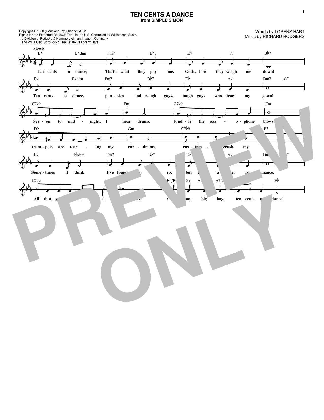 Produktbild zu: Ten Cents A Dance