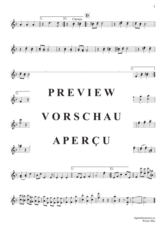 Produktgalerie: Seite 4 von 4 Wiener Blut , , (Oboe)