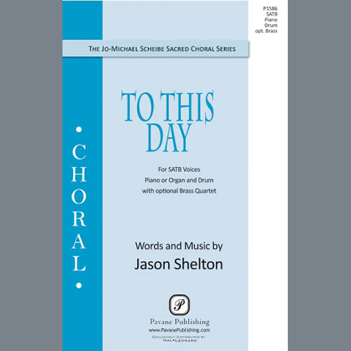 Produktbild zu: To This Day - Percussion