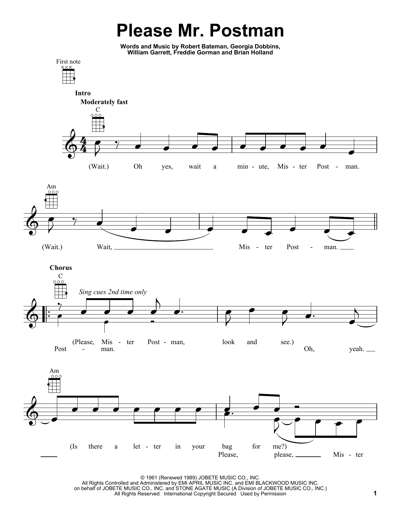 Product gallery: Page 1 of 1 Please Mr. Postman, The Marvelettes