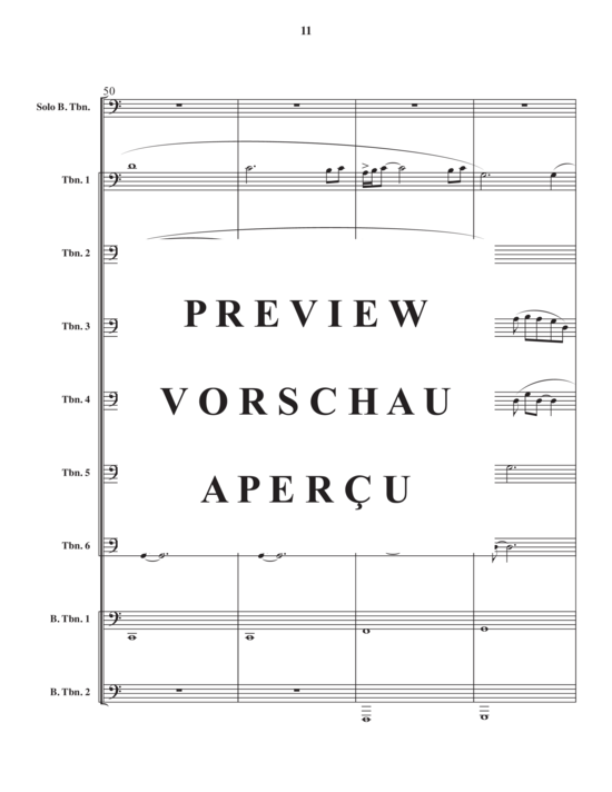Product gallery: Page 13 of 21 Songs of the forest , , (Trombone ensemble 8 parts + bass trombone solo)