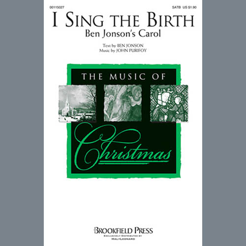 cover: I Sing The Birth, John Purifoy, Chor