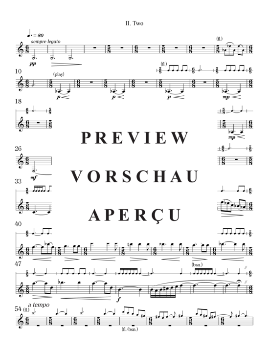 Product gallery: Page 21 of 21 Drei für Drei , , (flute, clarinet, bassoon)