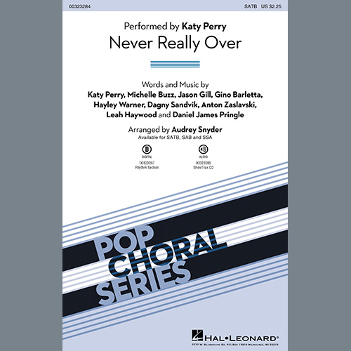 cover: Never Really Over (arr. Audrey Snyder), Katy Perry, Chor