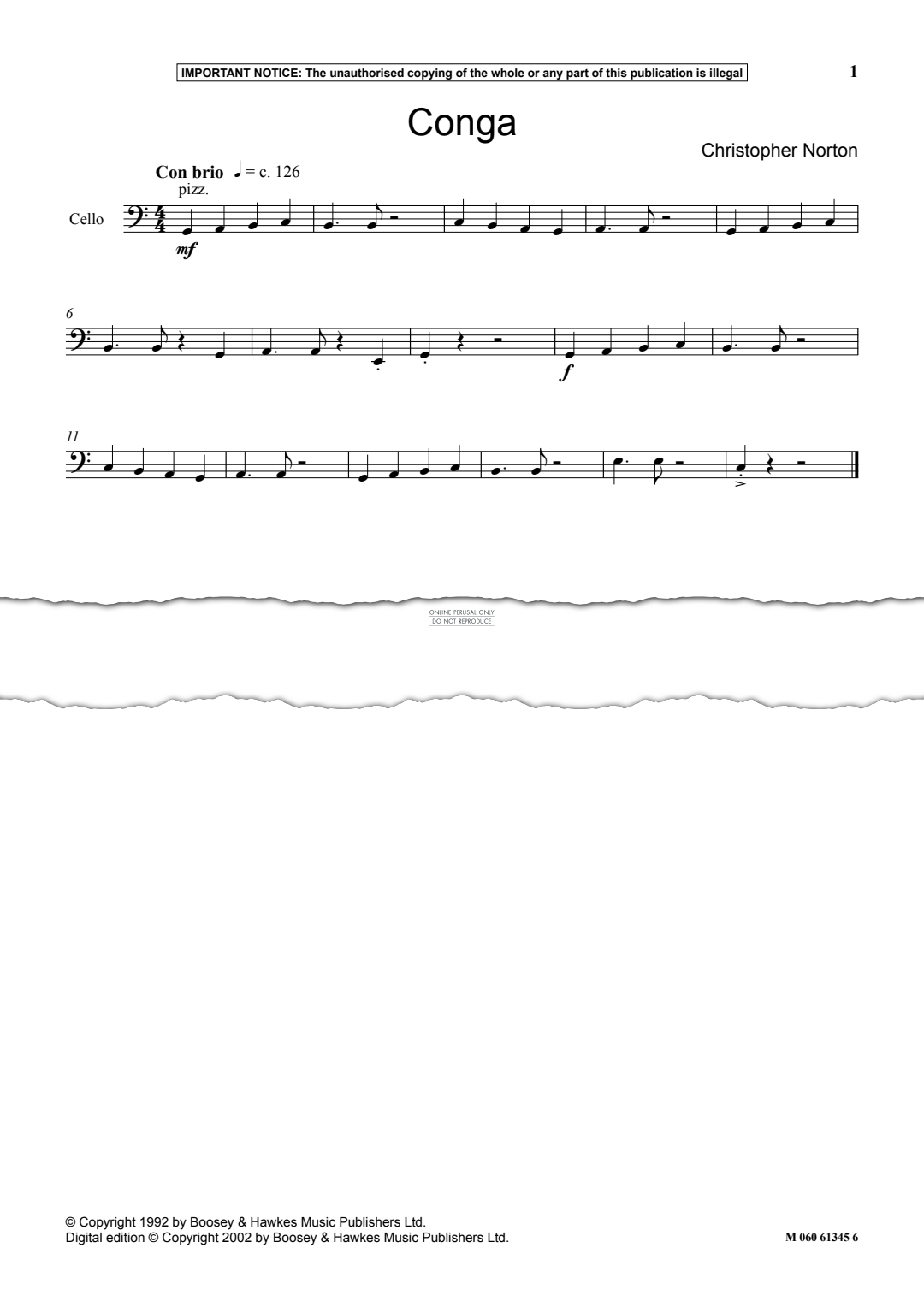 Produktgalerie: Seite 1 von 1 Conga, Christopher Norton, Klavier, Violoncello