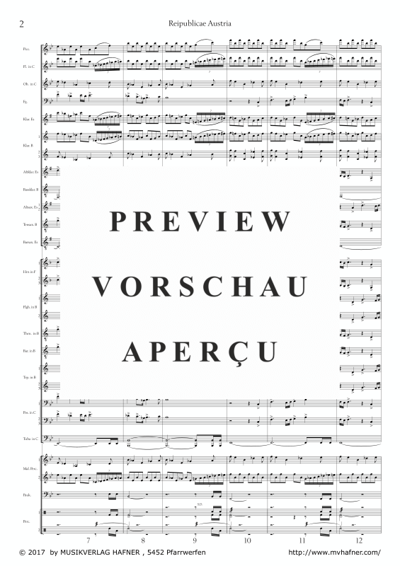Product gallery: Page 7 of 11 Reipublicae Austria, , (large wind orchestra)