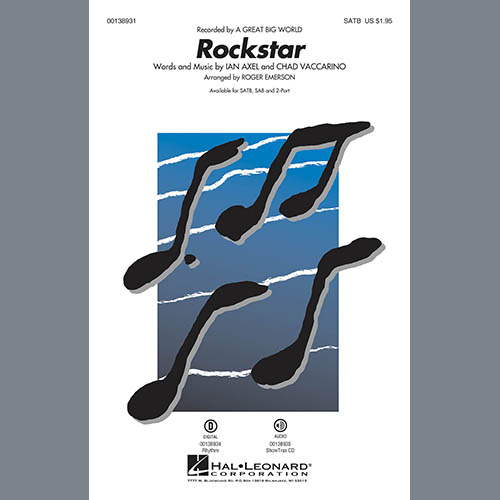cover: Rockstar (arr. Roger Emerson), A Great Big World