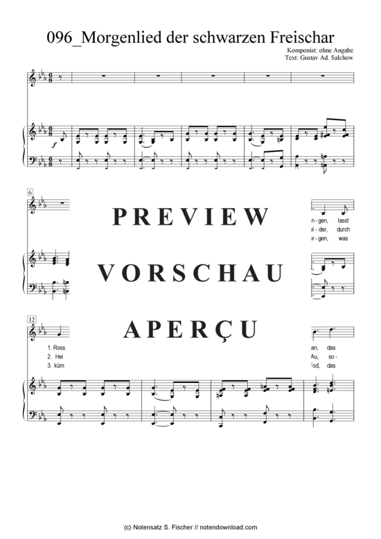 Produktgalerie: Seite 2 von 4 Morgenlied der schwarzen Freischar , , Klavier und Gesang
