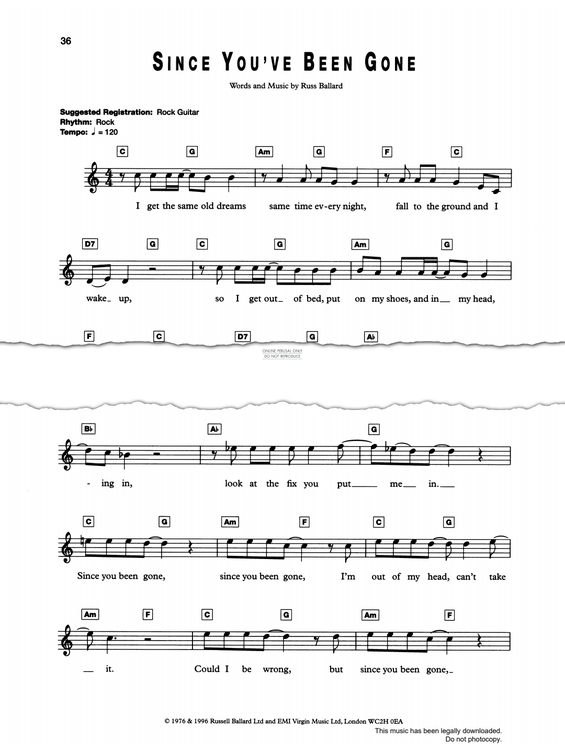 Produktgalerie: Seite 1 von 1 Since You've Been Gone, Russell Ballard, Gesang, Keyboard