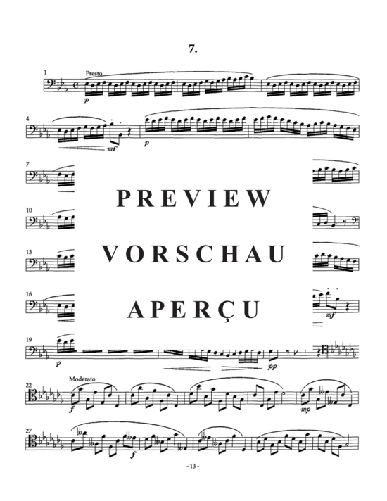Product gallery: Page 16 of 21 Twenty-five Characteristic Etudes , , (Tuba Solo)