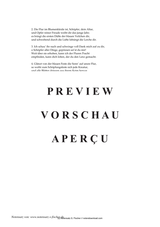 Product gallery: Page 3 of 3 Frühlings-Anfang , , Piano and Voice