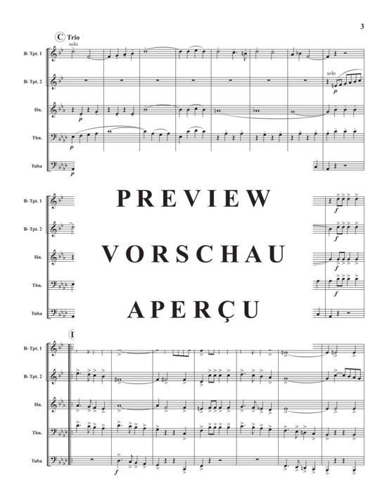 Produktgalerie: Seite 5 von 11 The Billboard March , , (Blechbläserquintett)