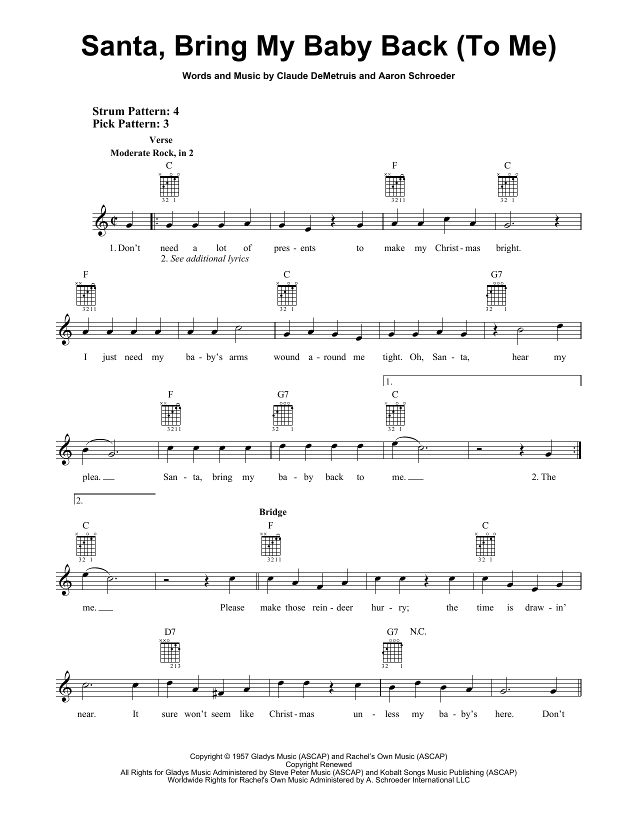 Product gallery: Page 1 of 1 Santa, Bring My Baby Back (To Me), Elvis Presley
