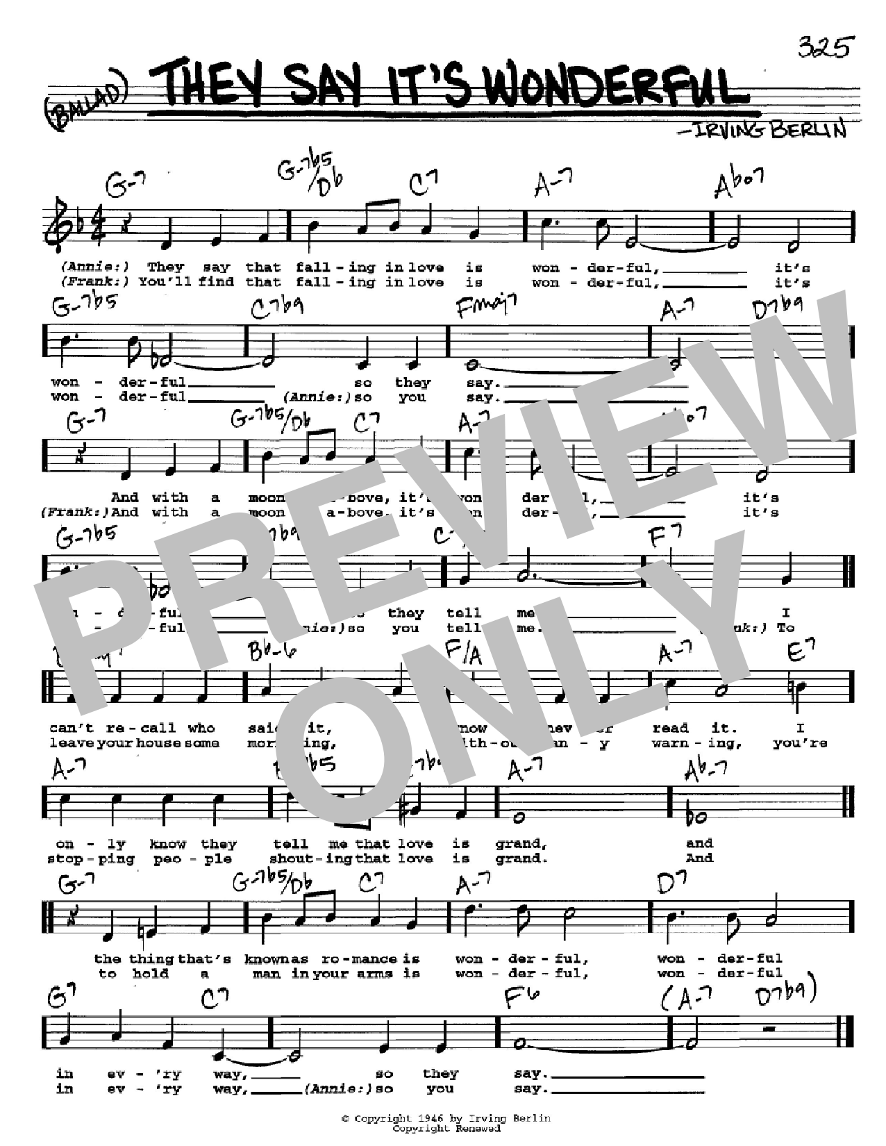 Produktbild zu: They Say It's Wonderful