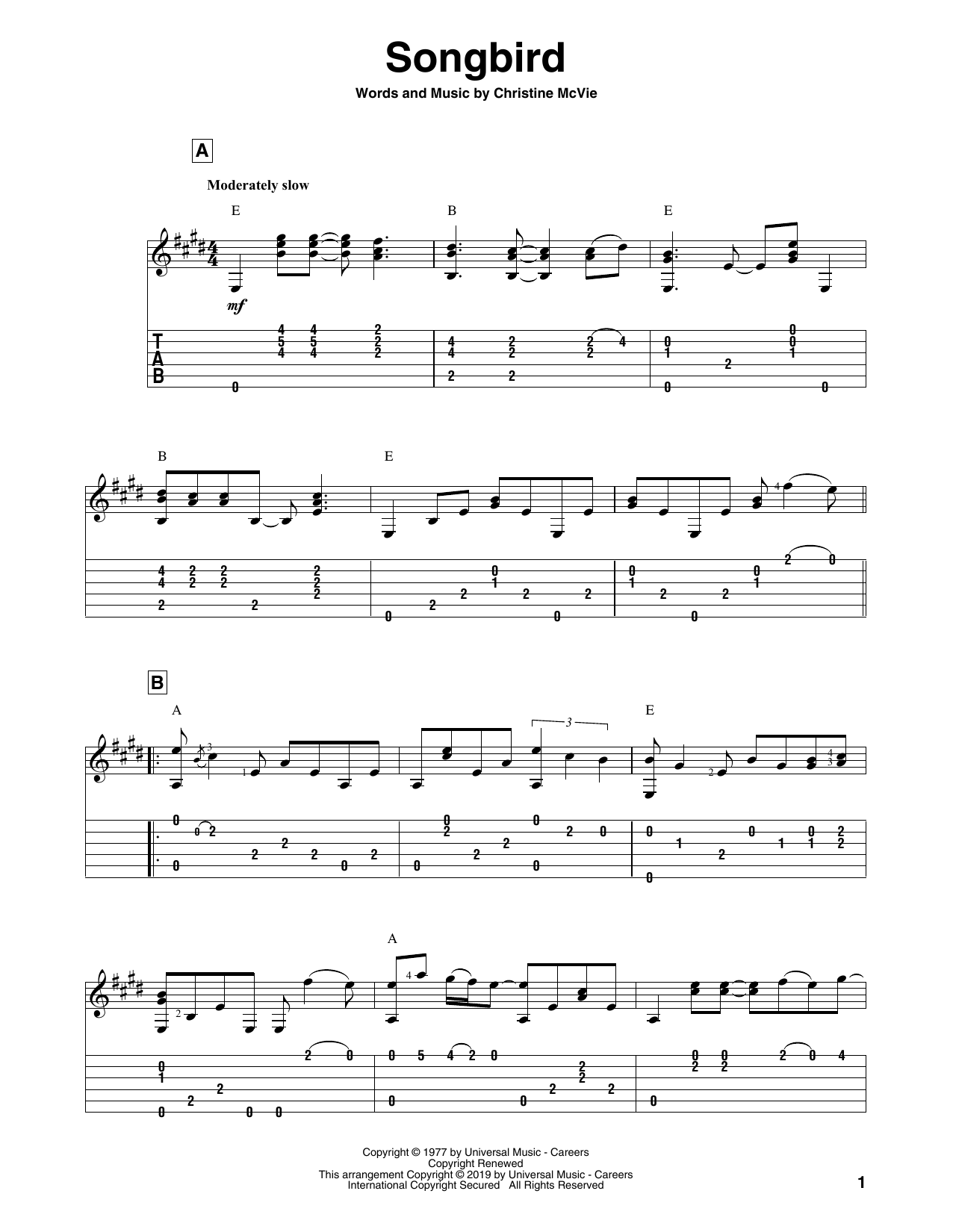 Produktbild zu: Songbird