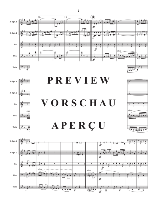 Produktgalerie: Seite 4 von 11 A Trombone Mix-Up , , (Blechbläserquintett)