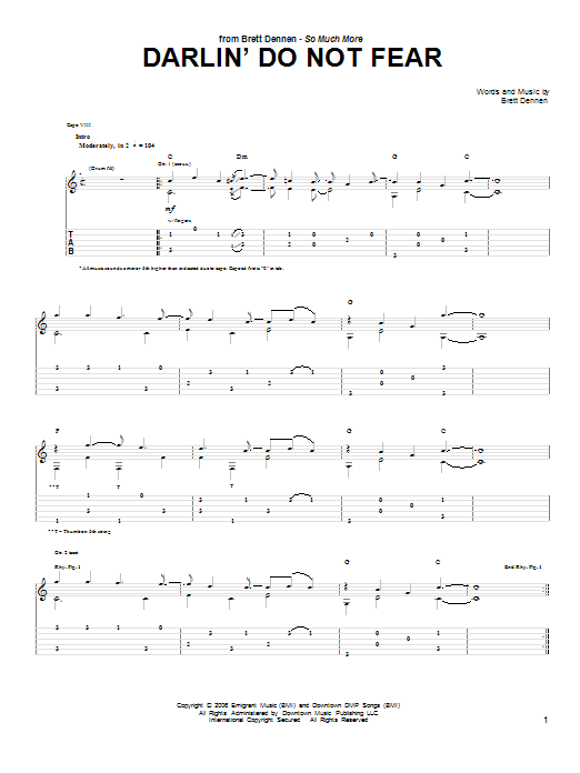 Produktbild zu: Darlin' Do Not Fear