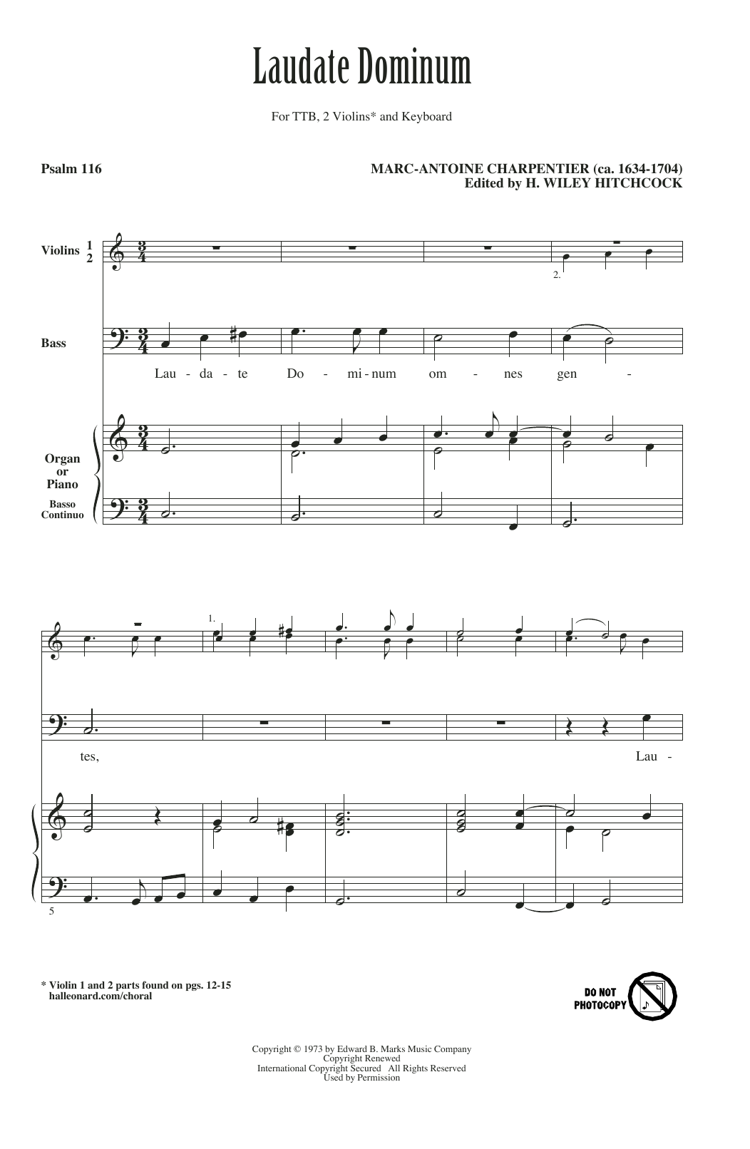 Product gallery: Page 1 of 1 Laudate Dominum, H. Wiley Hitchcock