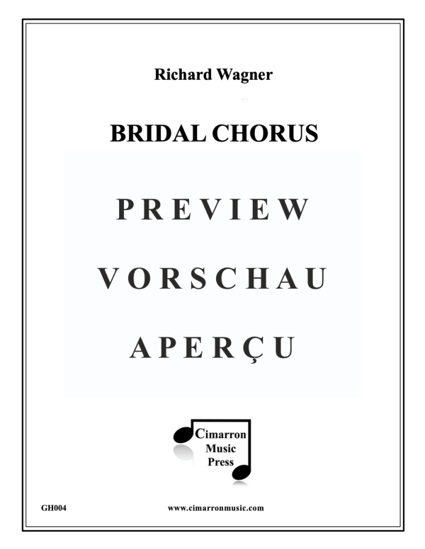 Produktgalerie: Seite 2 von 11 Brautchor aus Lohengrin, , Blechbläser Quartett