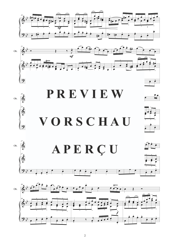 Product gallery: Page 3 of 11 Oboe Concerto No.8 in G-Moll Op.9, , Flute and Harpsichord/Piano