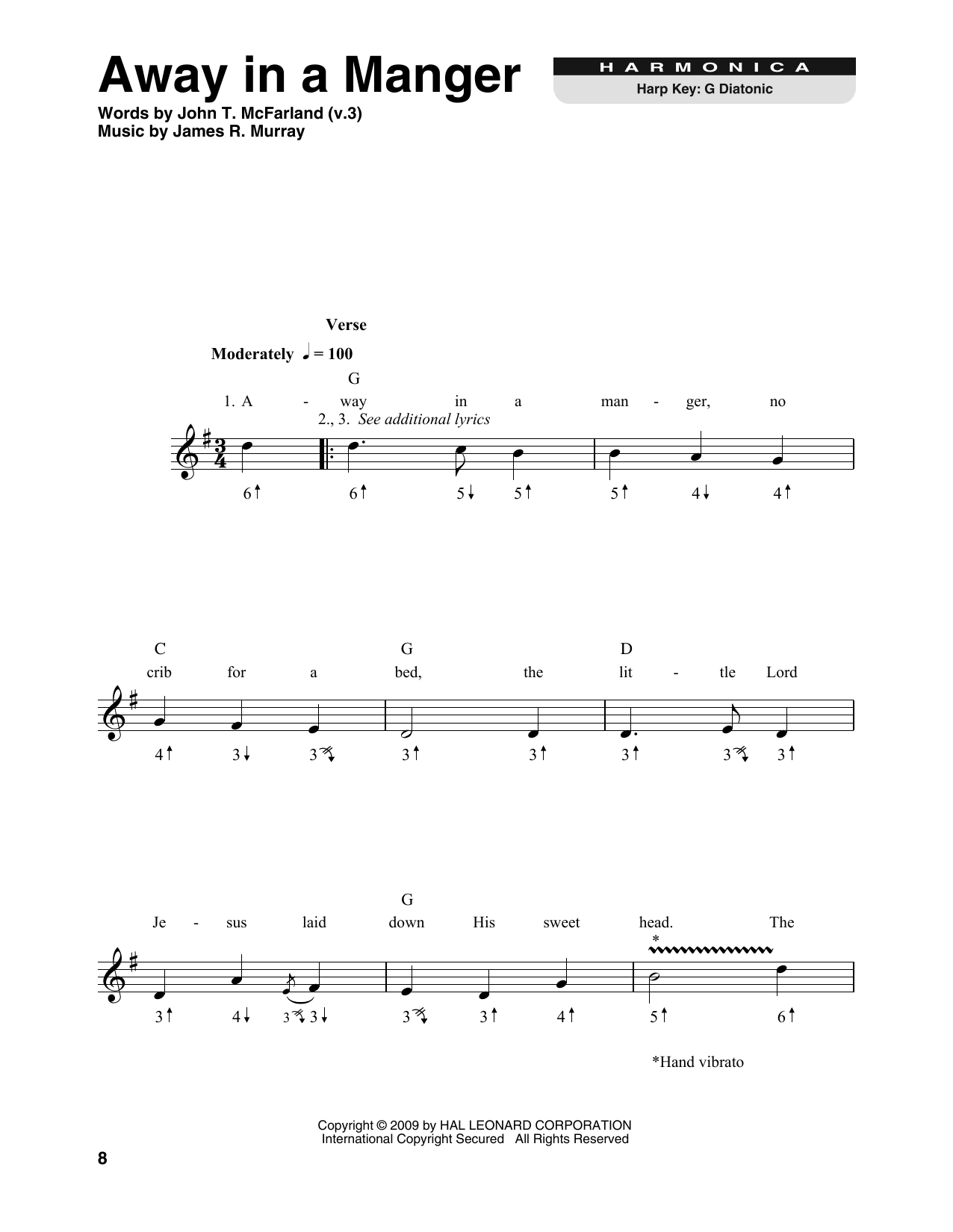 Product gallery: Page 1 of 1 Away In A Manger, James R. Murray