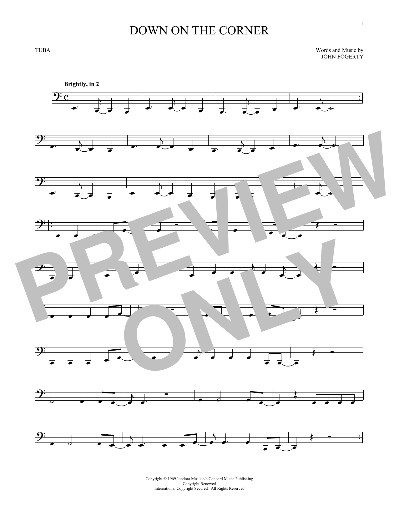 Product gallery: Page 1 of 1 Down On The Corner, Creedence Clearwater Revival