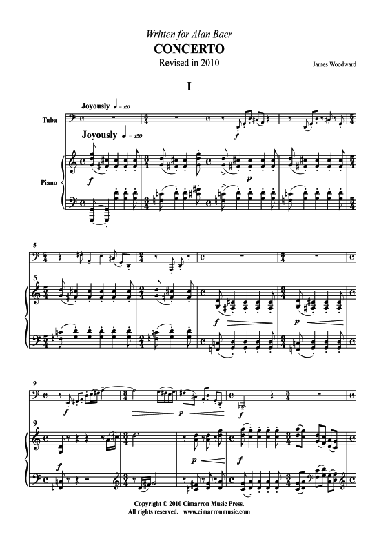 Product picture to: Concerto James Woodward