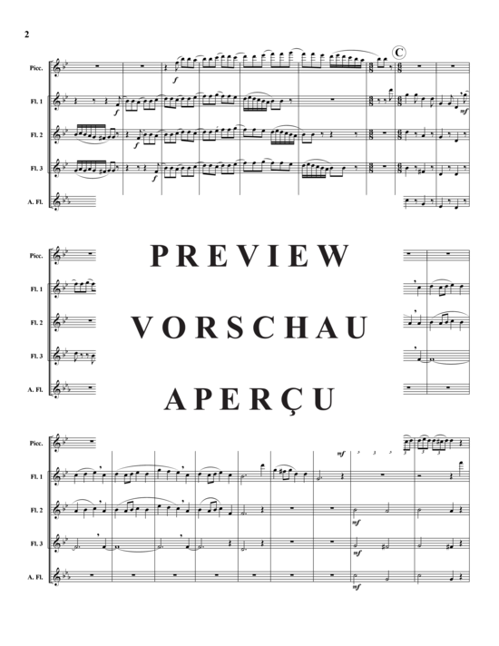 gallery: Variations on an American Hymn Tune , , (Flöten-Ensemble)