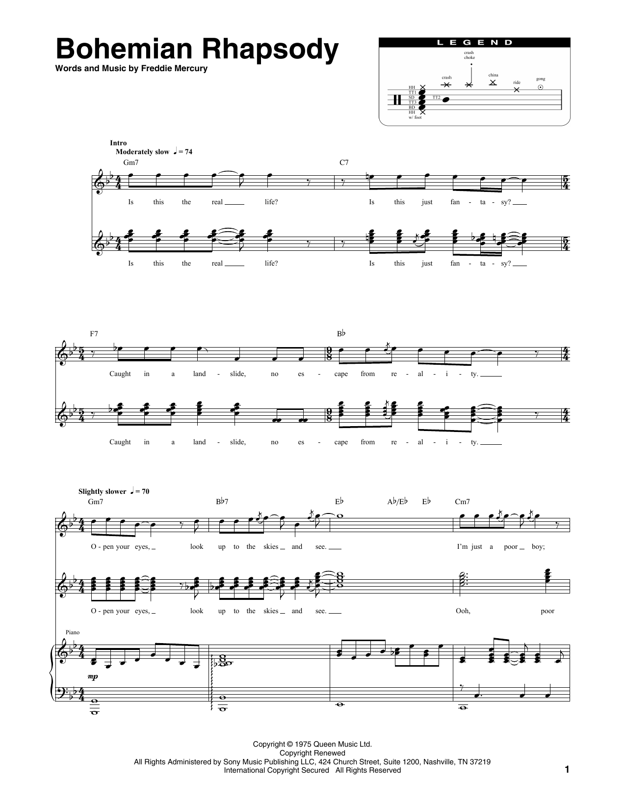 Produktgalerie: Seite 1 von 1 Bohemian Rhapsody, Queen