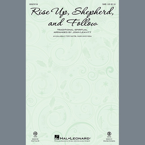 Product picture to: Rise Up, Shepherd, And Follow (arr. John Leavitt)
