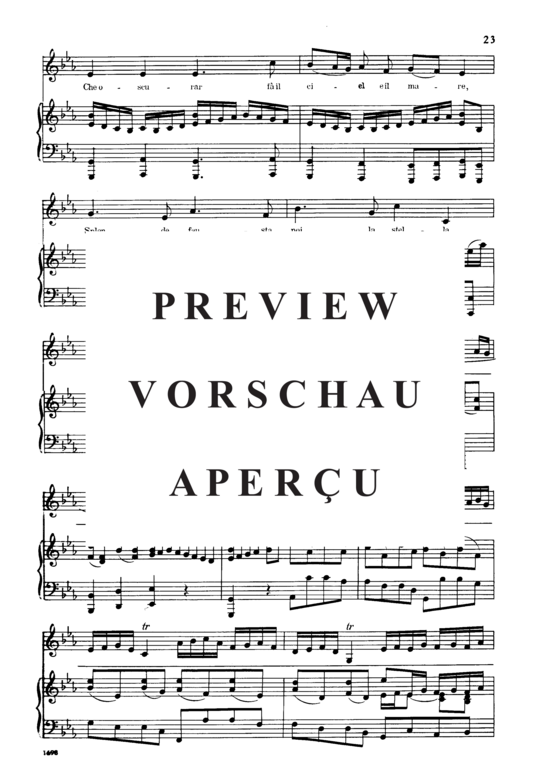gallery: Sorge infausta una procella , , (Alt + Klavier)