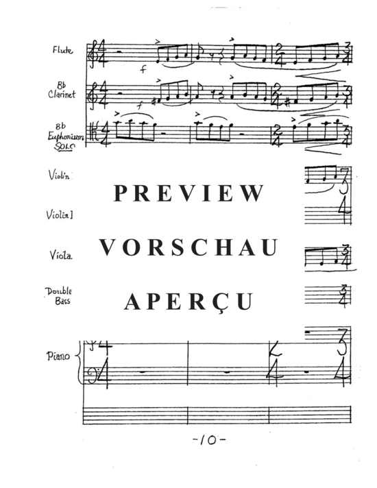 Produktgalerie: Seite 14 von 21 Euphonism-a divermento-concertino , , (Gemischtes Ensemble + Euphonium Solo)