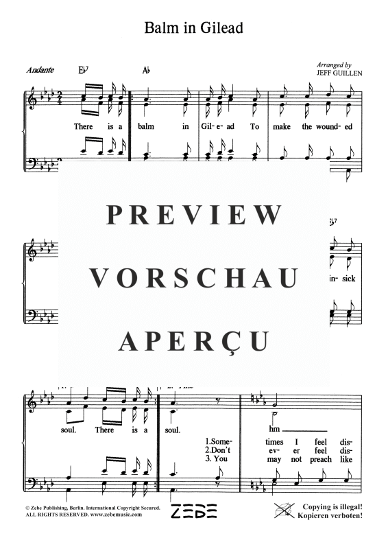 gallery: Balm In Gilead, , Mixed Choir